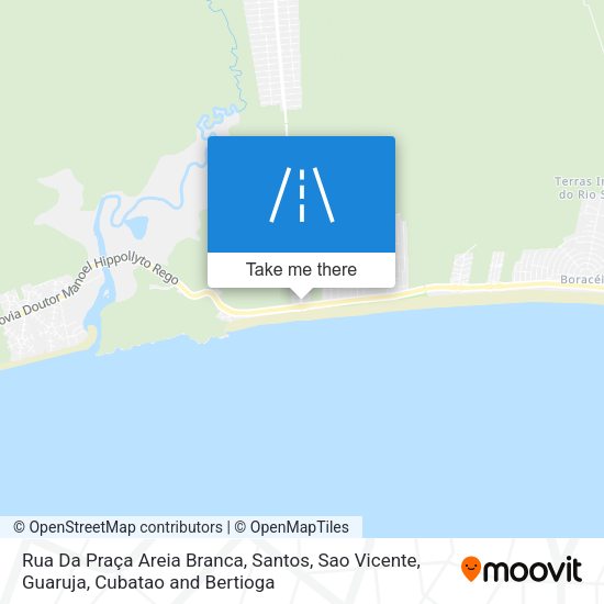 Rua Da Praça Areia Branca map