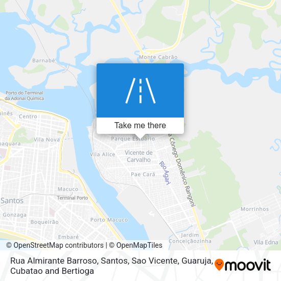 Rua Almirante Barroso map