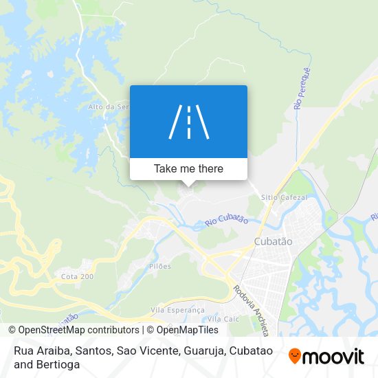 Rua Araiba map