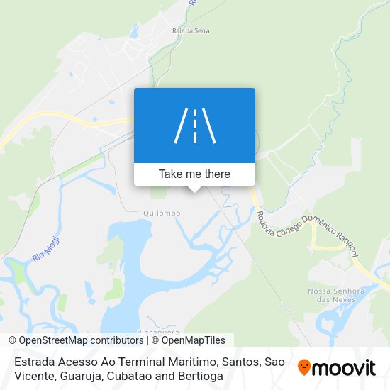 Estrada Acesso Ao Terminal Maritimo map