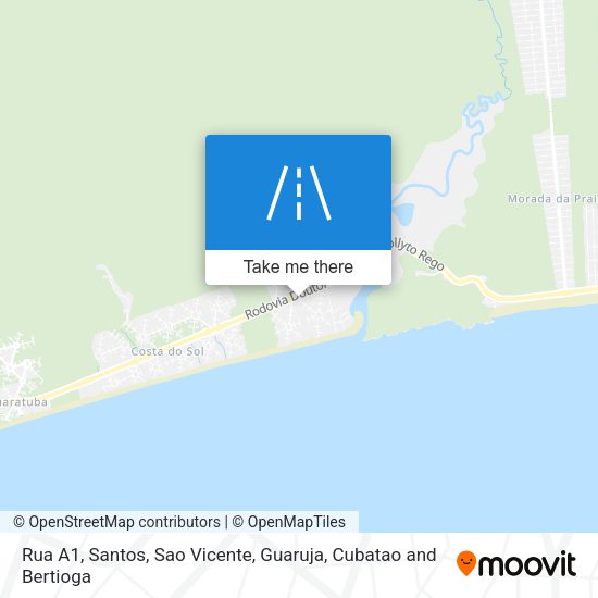 Rua A1 map