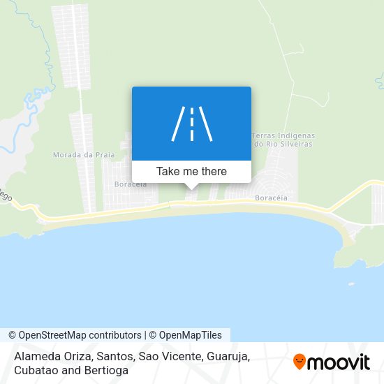 Alameda Oriza map