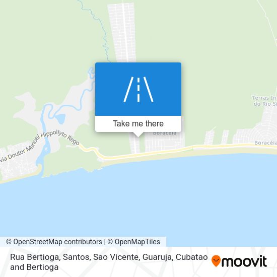 Rua Bertioga map