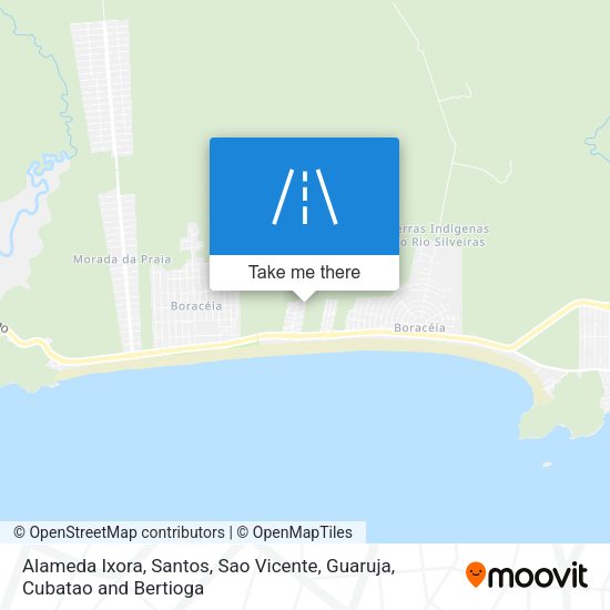 Alameda Ixora map