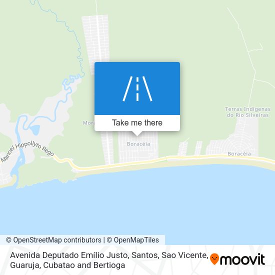 Avenida Deputado Emílio Justo map