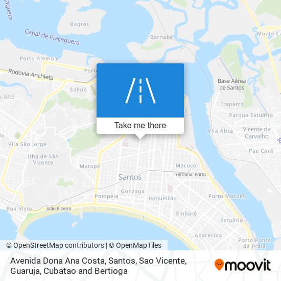 Avenida Dona Ana Costa map