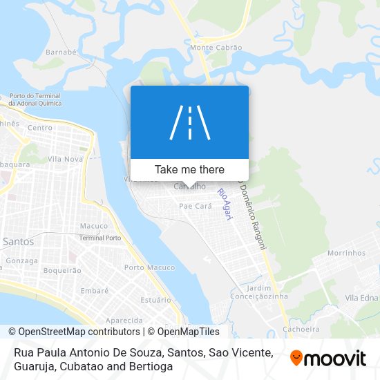 Rua Paula Antonio De Souza map