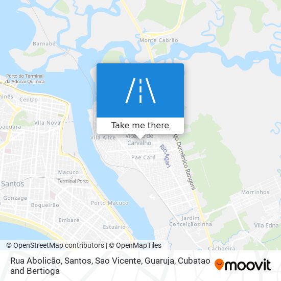 Rua Abolicão map