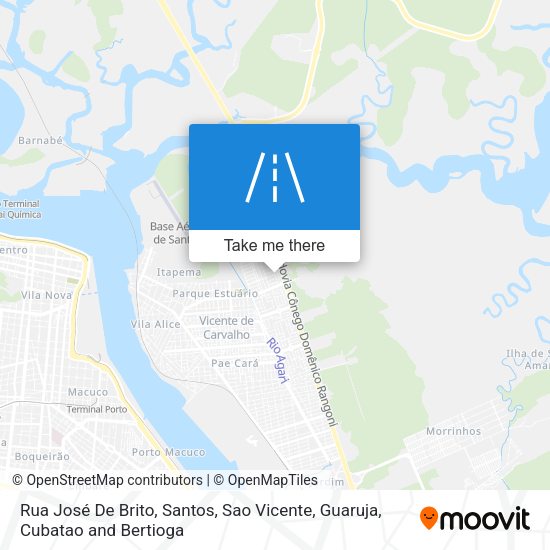 Rua José De Brito map