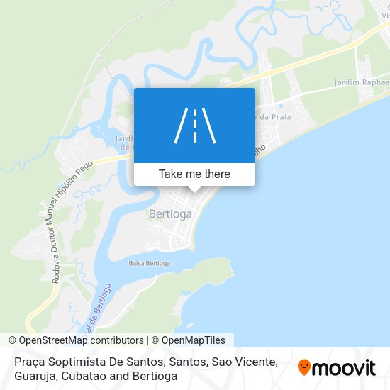 Praça Soptimista De Santos map