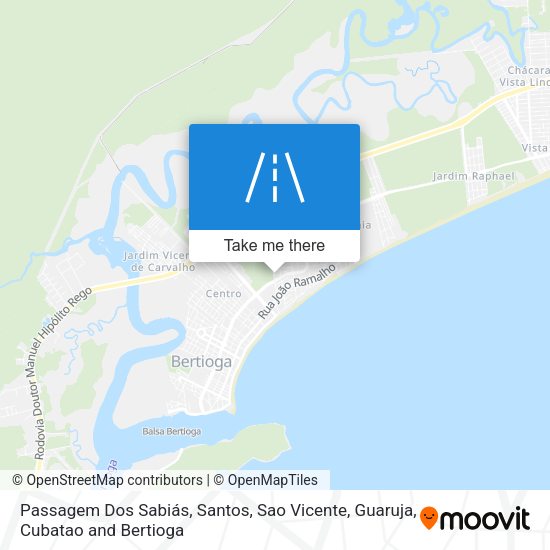 Passagem Dos Sabiás map