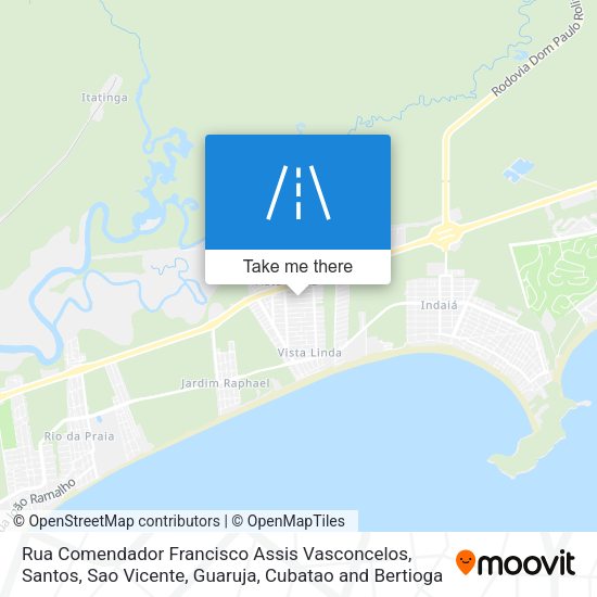 Rua Comendador Francisco Assis Vasconcelos map