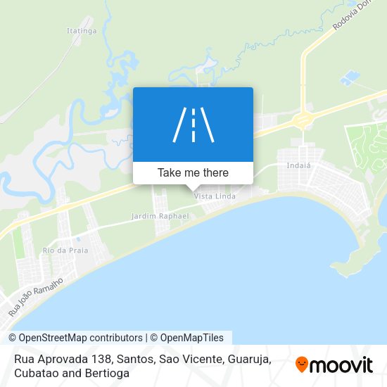 Rua Aprovada 138 map