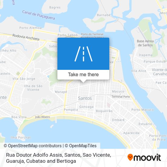 Rua Doutor Adolfo Assis map