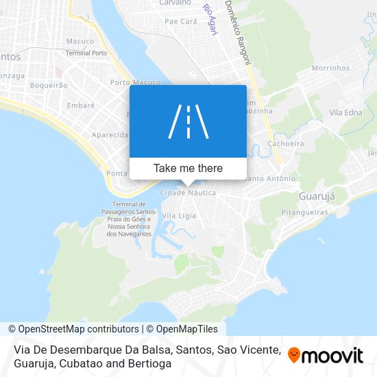 Via De Desembarque Da Balsa map