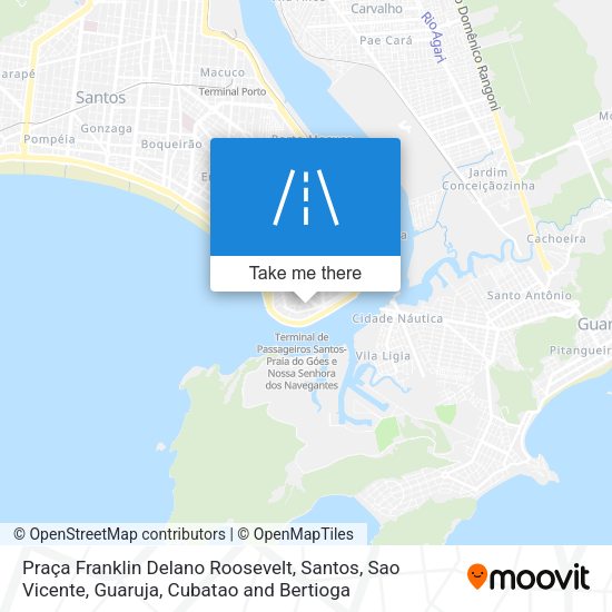 Praça Franklin Delano Roosevelt map