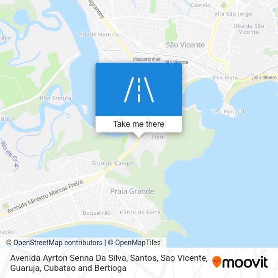 Avenida Ayrton Senna Da Silva map
