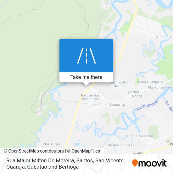 Rua Major Milton De Moreira map