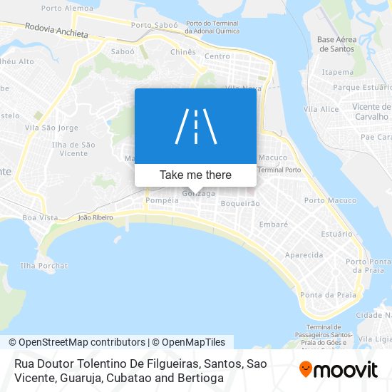 Mapa Rua Doutor Tolentino De Filgueiras