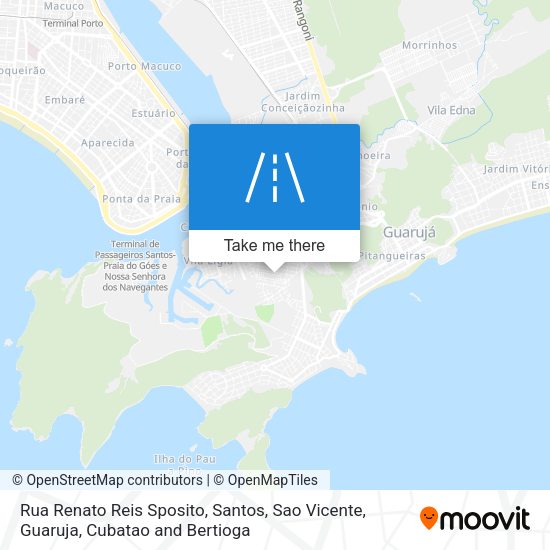 Rua Renato Reis Sposito map