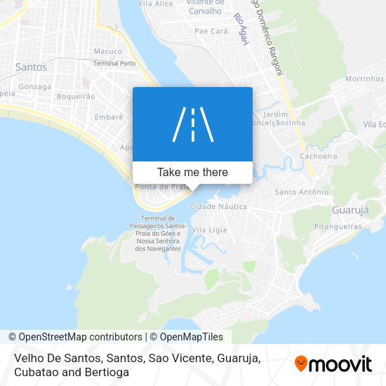 Velho De Santos map
