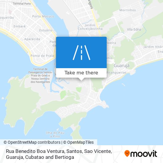 Mapa Rua Benedito Boa Ventura