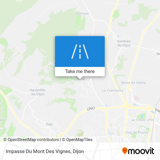 Impasse Du Mont Des Vignes map
