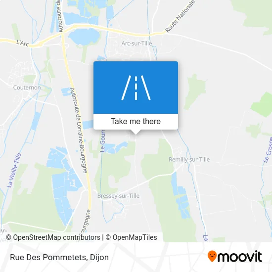 Rue Des Pommetets map