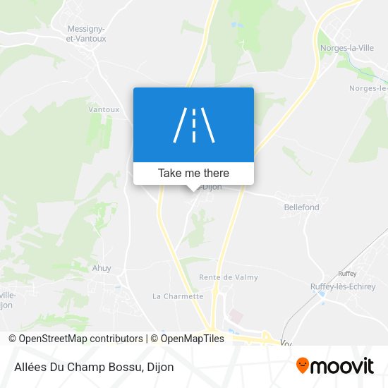 Allées Du Champ Bossu map