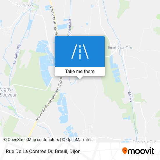 Rue De La Contrée Du Breuil map