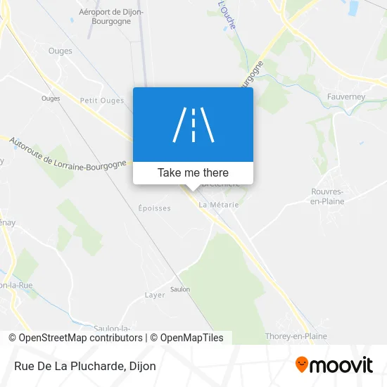 Rue De La Plucharde map