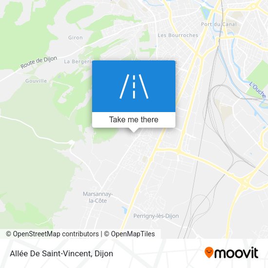 Allée De Saint-Vincent map