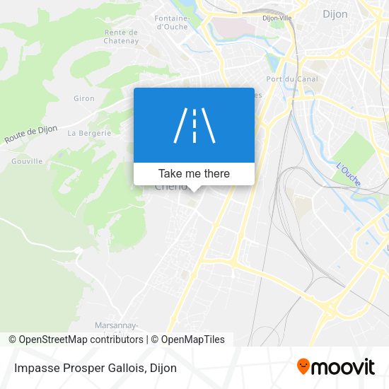 Impasse Prosper Gallois map