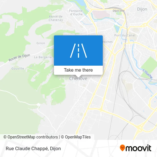 Rue Claude Chappé map