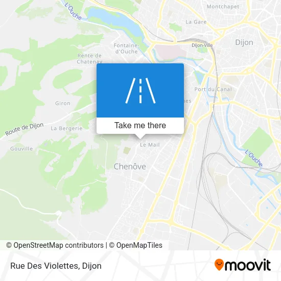 Rue Des Violettes map