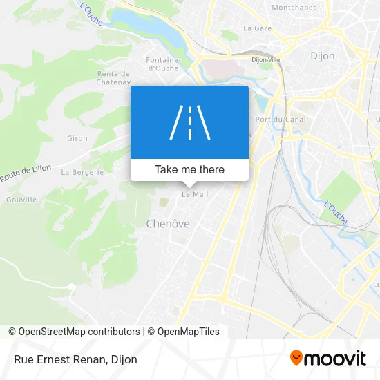 Rue Ernest Renan map