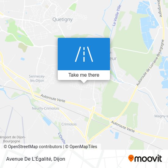 Avenue De L'Égalité map