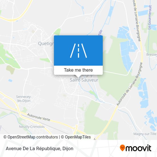 Avenue De La République map
