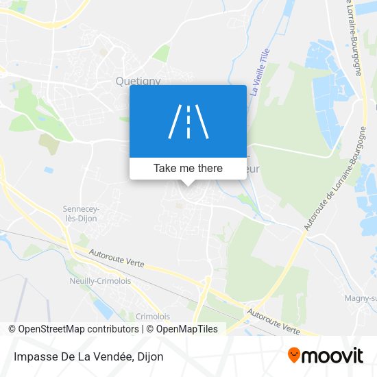 Impasse De La Vendée map