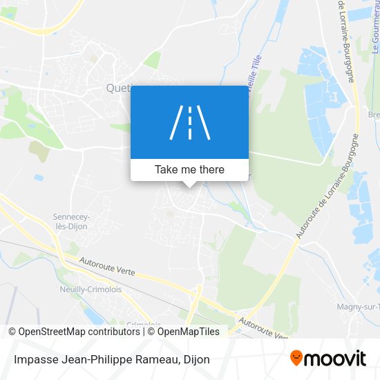 Impasse Jean-Philippe Rameau map