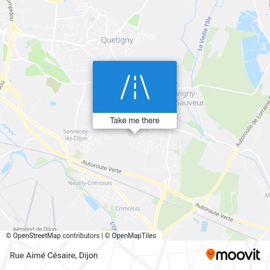 Rue Aimé Césaire map