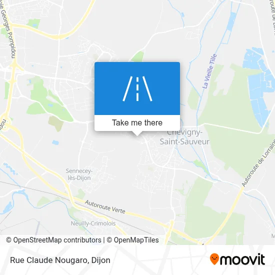 Rue Claude Nougaro map