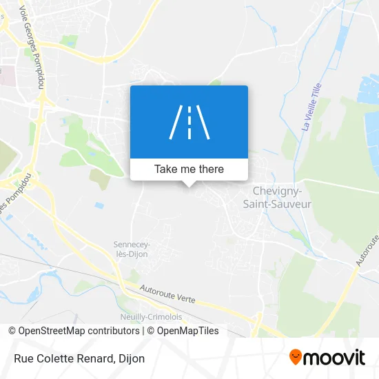 Rue Colette Renard map