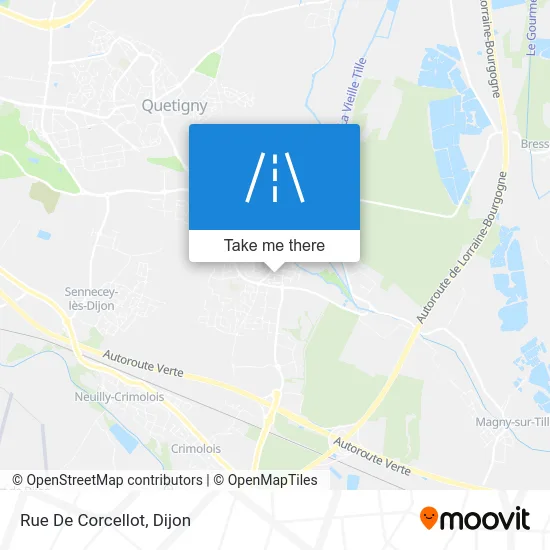 Rue De Corcellot map