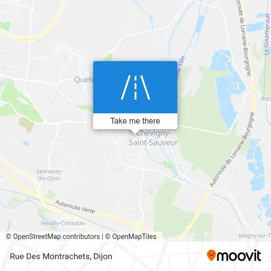 Rue Des Montrachets map