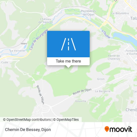 Chemin De Bessey map