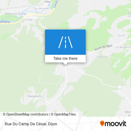 Rue Du Camp De César map