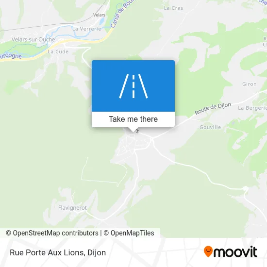 Rue Porte Aux Lions map
