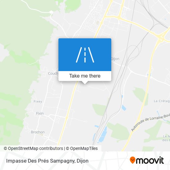 Impasse Des Prés Sampagny map