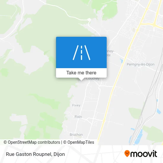 Rue Gaston Roupnel map